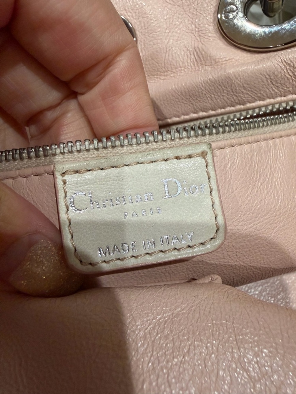 Lady Dior Beige Soft Tote Bag Christian Dior - Picture 10 of 14